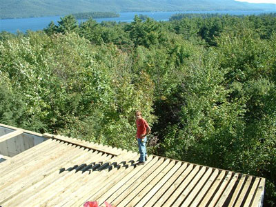 Lake George Dock, Boathouse & Rustic Log Builder